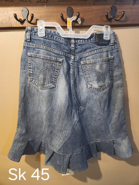 Skirt 45 Modest Jean Skirt size 30/10