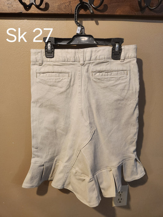 Skirt 27 Modest Kids Size 14 Khaki Skirt