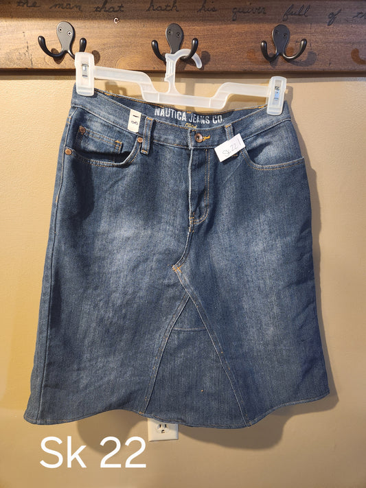Skirt 22 Modest Jean Skirt size 18